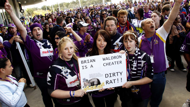 Protests took place after the NRL's decision back in 2010.
