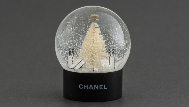 A Chanel snow dome? But, of course, darling. Another corker from Sally Hopman's collection.