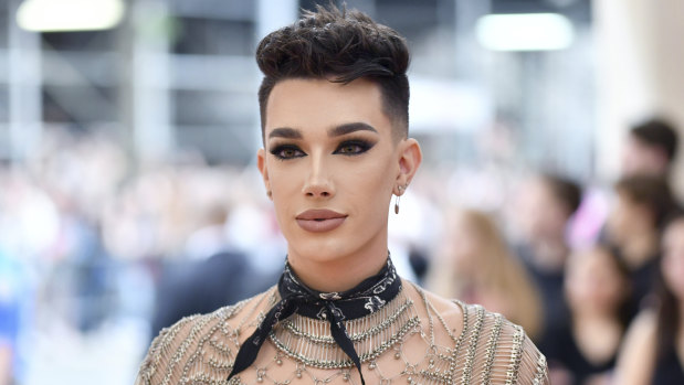 James Charles attends this year's Met Gala.