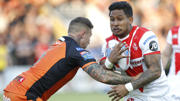 Sizzling form: Ben Barba has scored 28 tries in 27 games for St Helens.