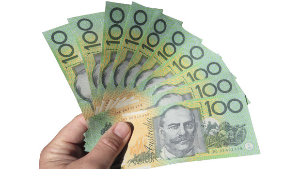 Australians have banked $119 billion over the past year.