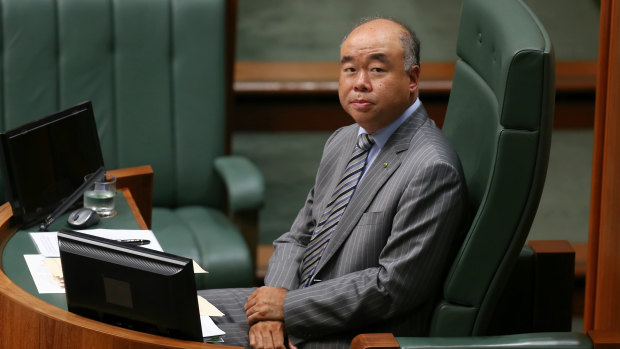 Moore MP Ian Goodenough in Federal Parliament.