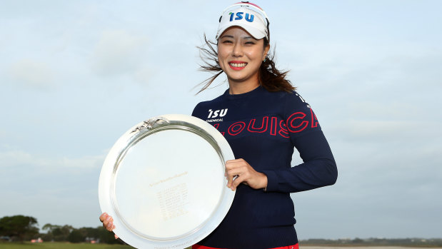 Down to the wire: South Korea's Hee-young Park took out the women's VicOpen title after a three-way playoff.