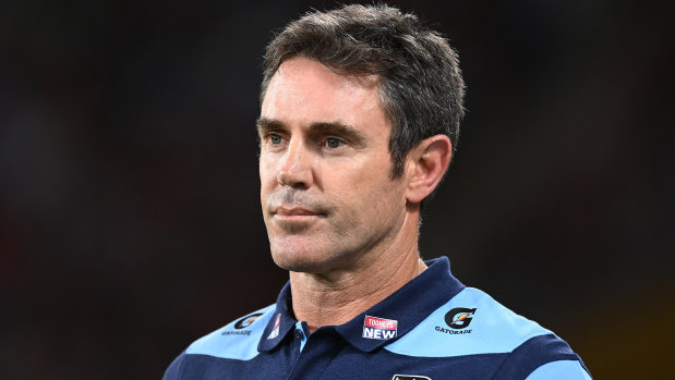 Brad Fittler after the Origin decider defeat at Suncorp Stadium last year.