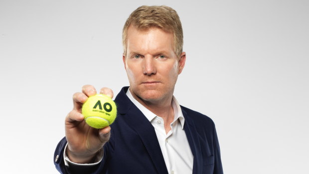 Former world No. 1 tennis player Jim Courier is part of the Nine Network’s Australian Open commentary team. 