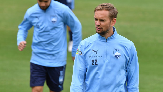 Rested: Siem de Jong did not travel to Korea this week with Sydney FC.