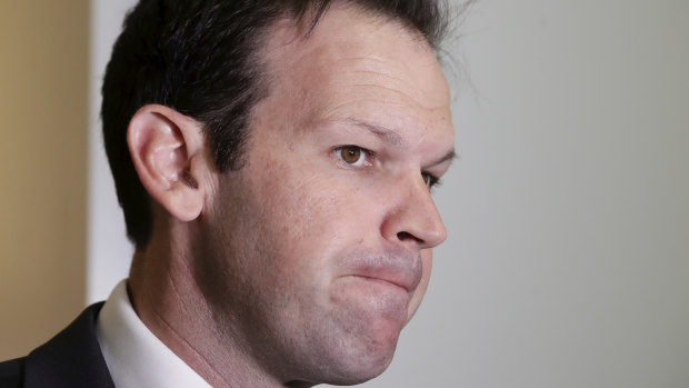 Nationals senator Matt Canavan stepped down from the ministry to back Barnaby Joyce in the leadership spill.