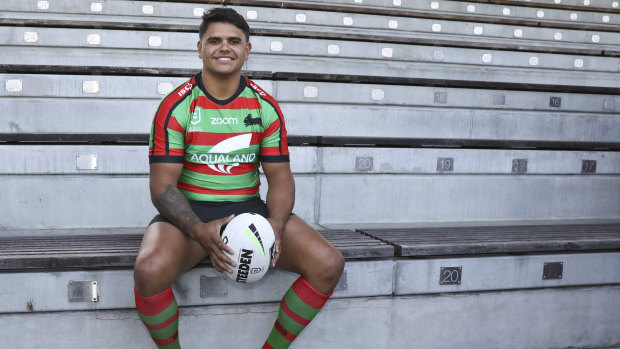 Latrell Mitchell was in the headlines over the summer after deciding to leave the Sydney Roosters to join South Sydney.