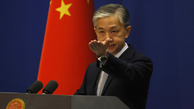 China's Foreign Ministry spokesman Wang Wenbin said China's authorities handled the case according to law. 