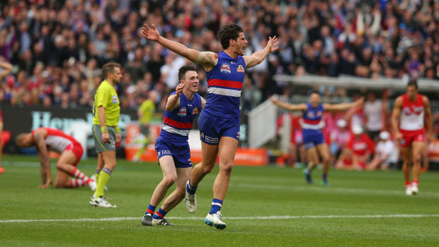 Tom Boyd played a pivotal role in the Western Bulldogs' Premier League campaign in 2016.