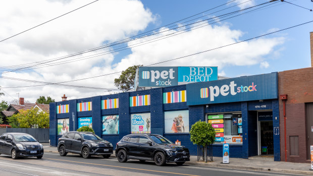 The Petstock outlet at 476-478 High Street, Prahran