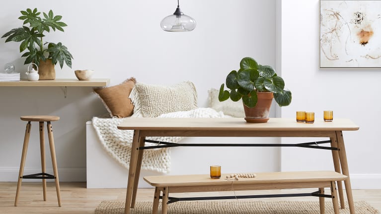 The clean lines of Scandinavian design make it a great choice for tight spaces.