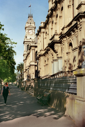 Bendigo's historic courts and post office building. 