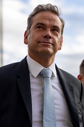 News Corp boss Lachlan Murdoch, pictured last year, was spotted in the company’s Sydney offices on Thursday.
