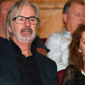 John Jarratt kept a low profile at the Sydney Film Festival.