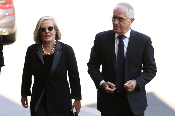 Lucy Turnbull and former prime minister Malcom Turnbull. 
