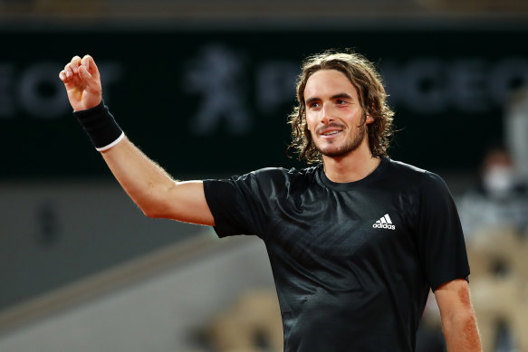 Stefanos Tsitsipas of Greece will next face Russian 13th seed Andrey Rublev.