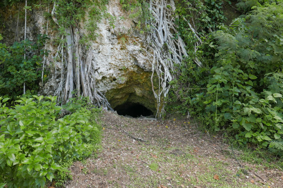 The entrance to 1000 Man Cave.