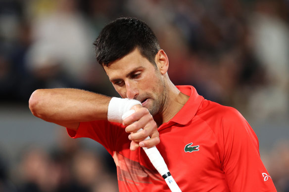 Novak Djokovic could head to Wimbledon two major titles adrift of Rafael Nadal.