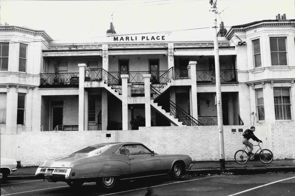 Marli Place, with its quirky “diving board” staircases.