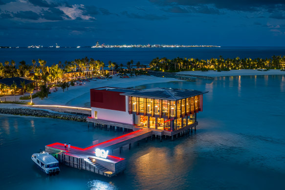 A new kid on the Maldives block – the arrival pavilion at SO/ Maldives.