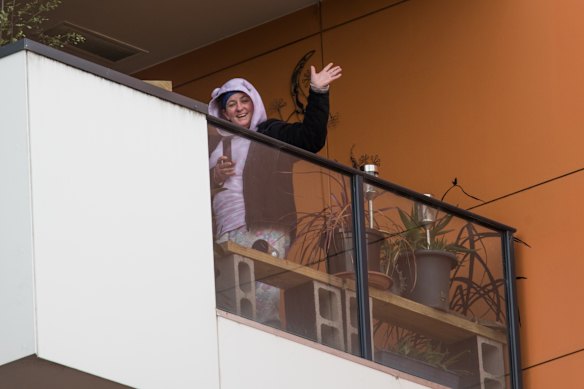 The Ariele Apartments in Maribyrnong are in lockdown after being visited by the three Sydney removalists.