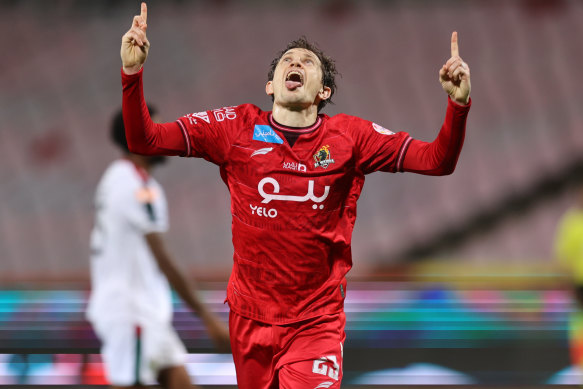 Socceroo Craig Goodwin is at the bottom end of the Saudi football food chain with Al-Wehda.