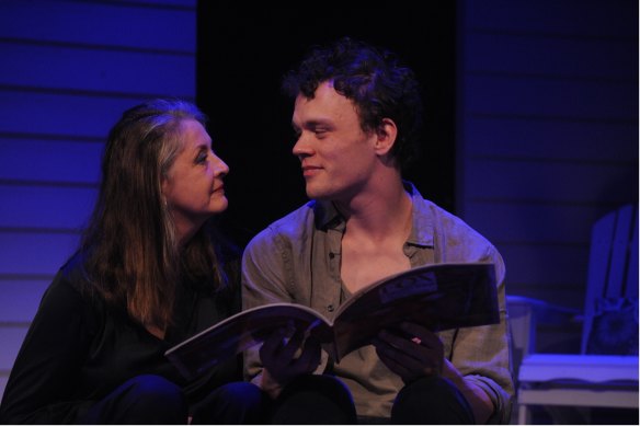 Jeanette Cronin and Ben Goss play people in a May-September romance in Tim.