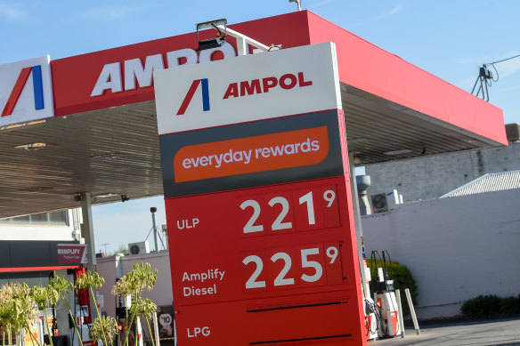 Ampol profits more than doubled as refining margin exploded.