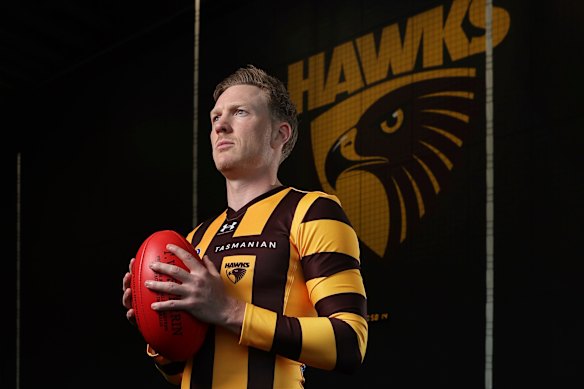 James Sicily will captain the Hawks again this season, but this time he’ll be sharing the role with Jai Newcombe.