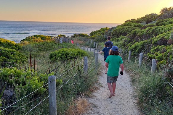 Paul Pennay takes his family on a camping trip on the Great Ocean Road.