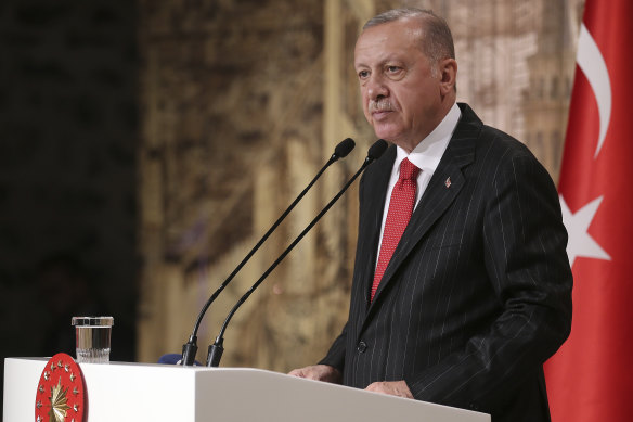 During a press conference in October, Erdogan said there was mutual "love and respect" between he and Trump, despite recent disagreements over the Syria conflict. 
