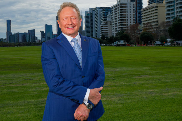 Fortescue Metals Group executive chairman Andrew Forrest.