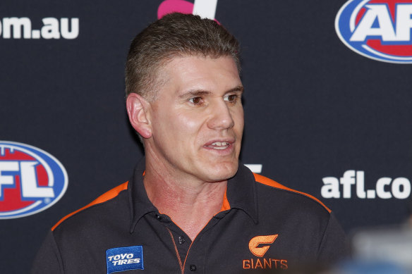 Giants footy boss Jason McCartney.