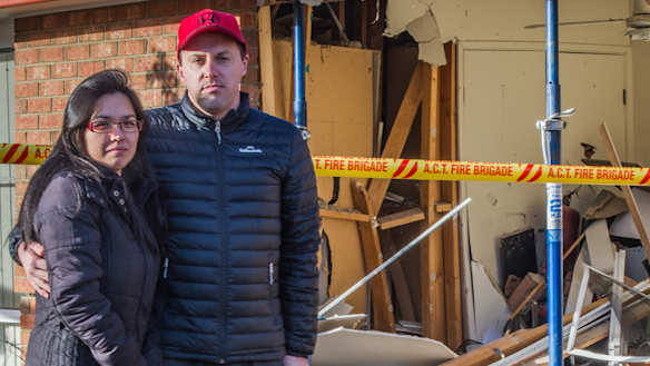 'I thought a bomb had gone off': Lucky escape as car hits house