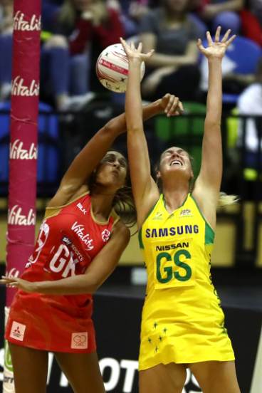 Auld enemy: Caitlin Bassett and Geva Mentor know each other's games inside out.