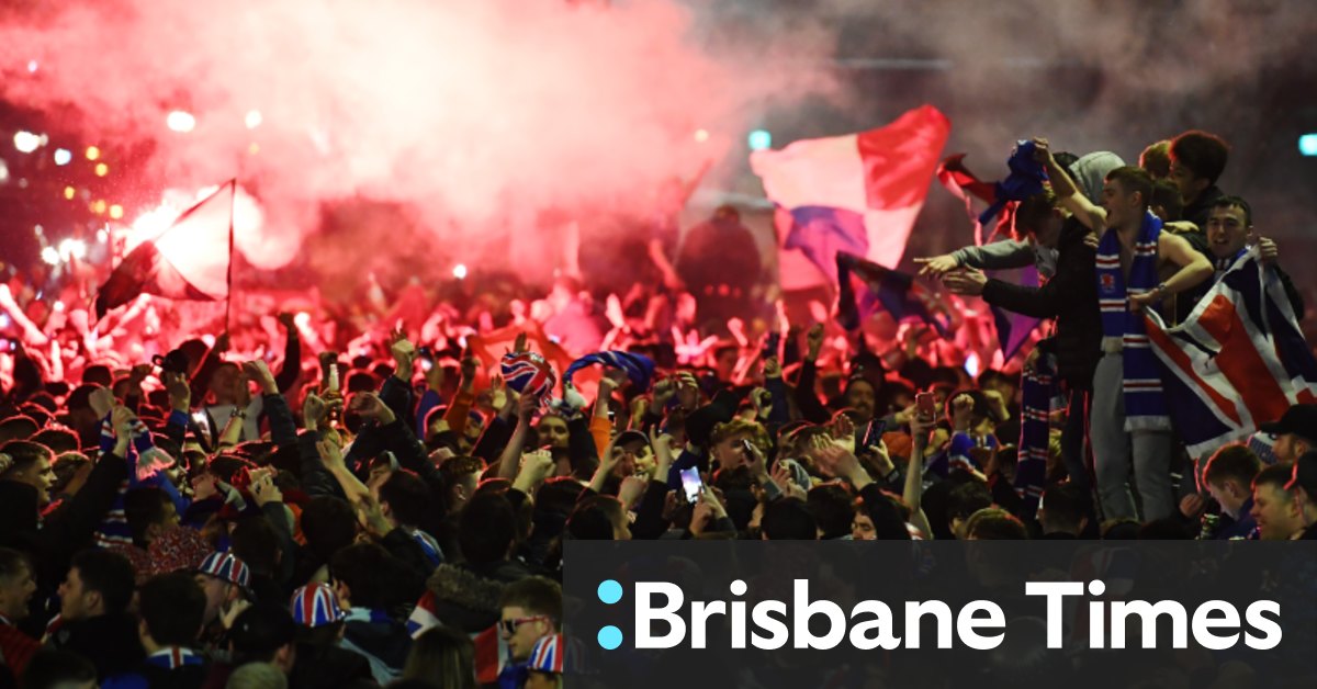 Scottish Premiership 2020/21: Rangers fans defy lockdown to celebrate first title in decade