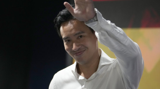 Leader of Move Forward Party Pita Limjaroenrat will push to become prime minister after his party’s strong performance in Thai elections.