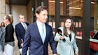 Nick McKenzie outside the Federal Court in Sydney on Thursday.