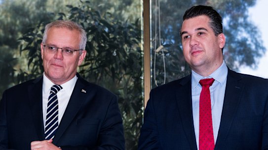 Former Prime Minister Scott Morrison visited Michael Sukkar’s electorate of Deakin during the election campaign. It may have turned out to be the kiss of death.