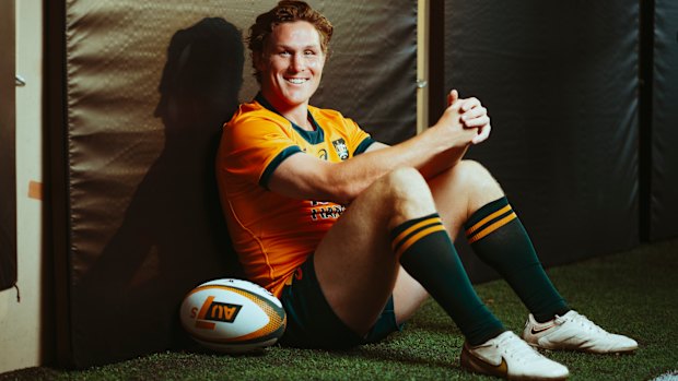 Michael Hooper during his time with the Australia sevens team