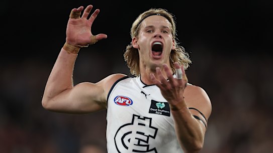 Carlton’s Tom De Koning has a big choice to make as he weighs up St Kilda’s monster offer.