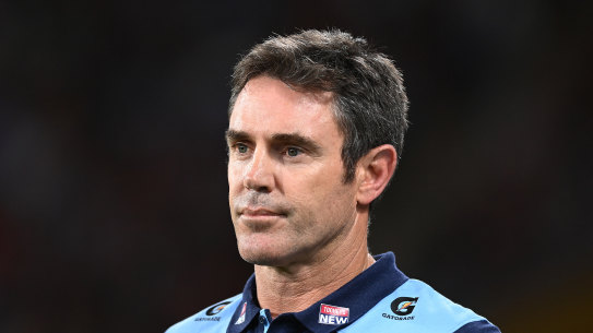 Brad Fittler after the Origin decider defeat at Suncorp Stadium last year.