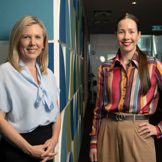 KPMG partners Gayle Dickerson and Amanda Coneyworth are two of just 65 female insolvency practitioners in Australia.