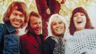 ABBA’s 1975 Greatest Hits album cover.