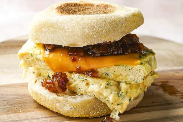 Feed a crowd with these egg-and-bacon muffins with a twist.