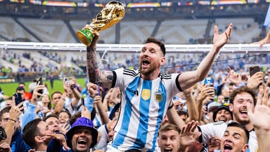 Lionel Messi and World Cup in 2022.
