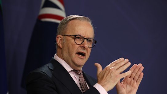 Prime Minister Anthony Albanese in Sydney on Wednesday.