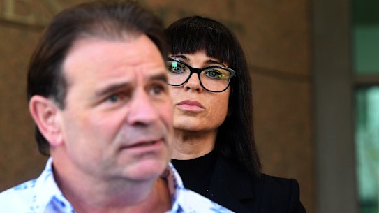 John Setka and his wife Emma Walters.