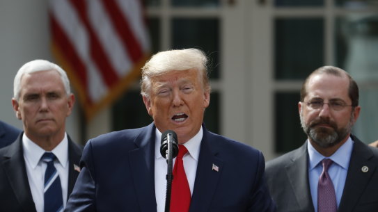 US President Donald Trump has declared a coronavirus national emergency at the Rose Garden of the White House.